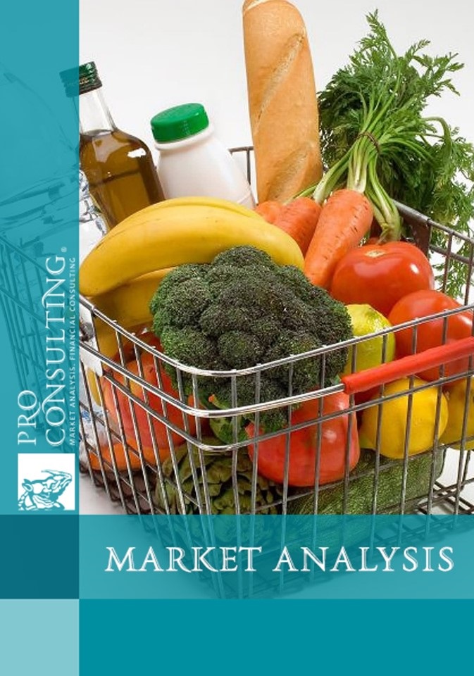 Passport of wholesale and retail trade in food products in Ukraine.  2014